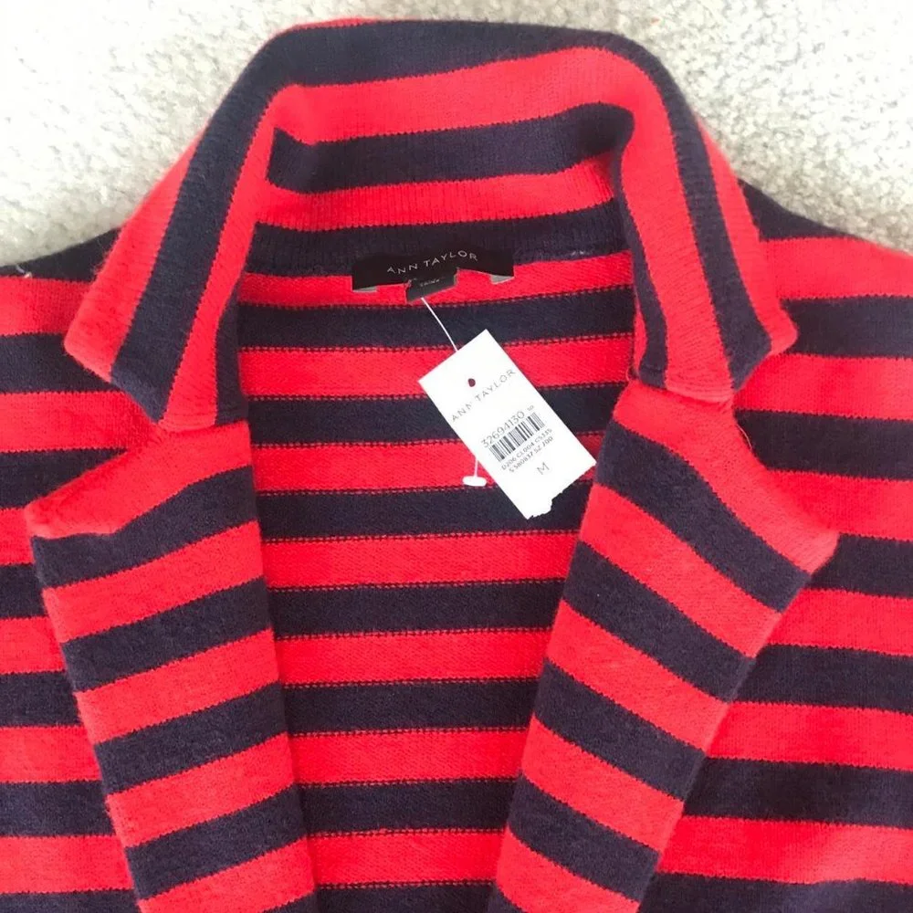 NWT-Ann Taylor Long Sweater Coat-M - Picture 2 of 7